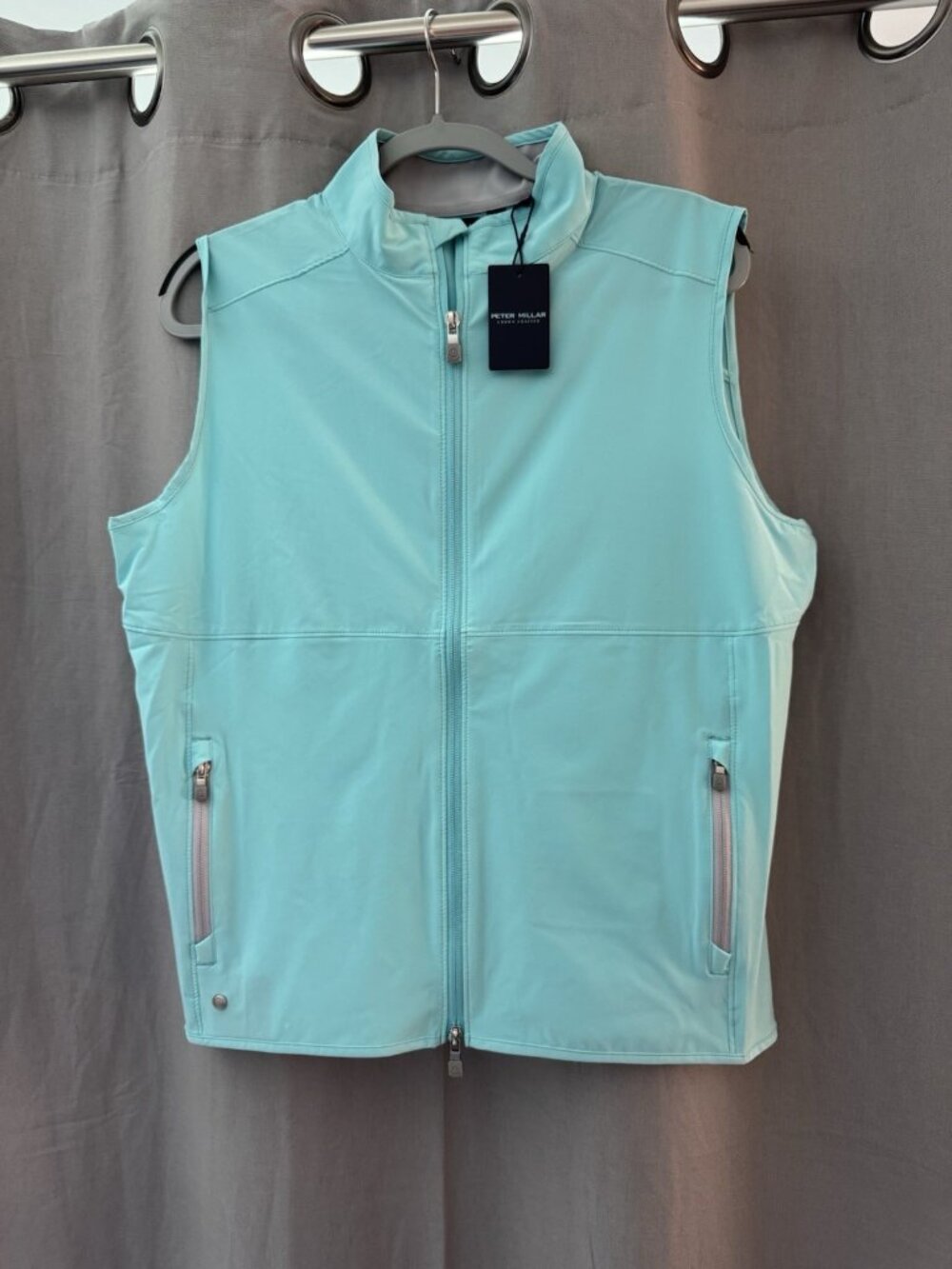 Peter Millar Crown Crafted Flex Adapt Golf Vest Men's M Jute NWT